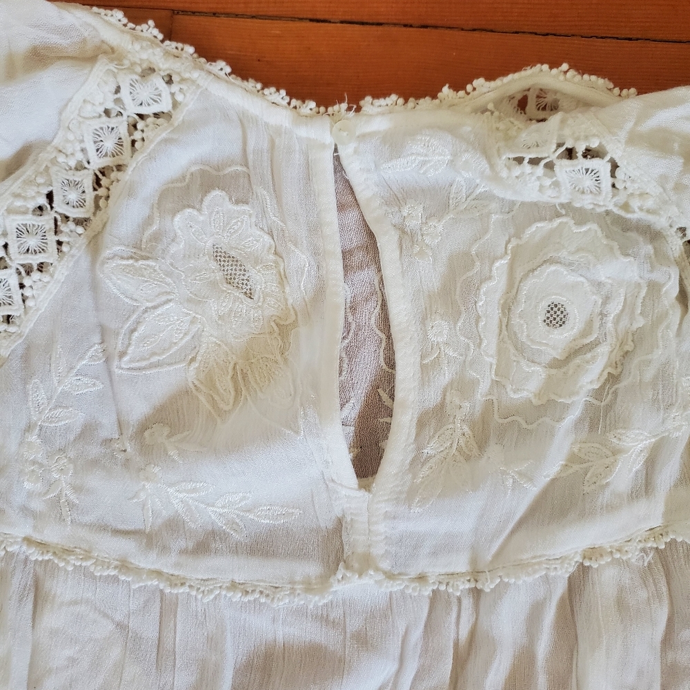 Free People Piece of Your Heart Boho Embroidered Dress - Picture 15 of 16